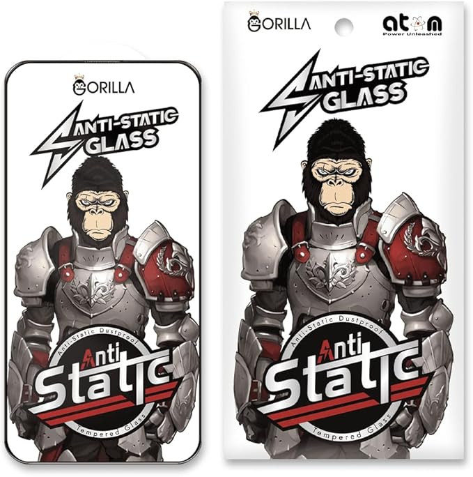 گلس گوشی شیشه ای GORILLA گوریلا a50 سامسونگ سری آنتی استاتیک Anti Static اورجینال
