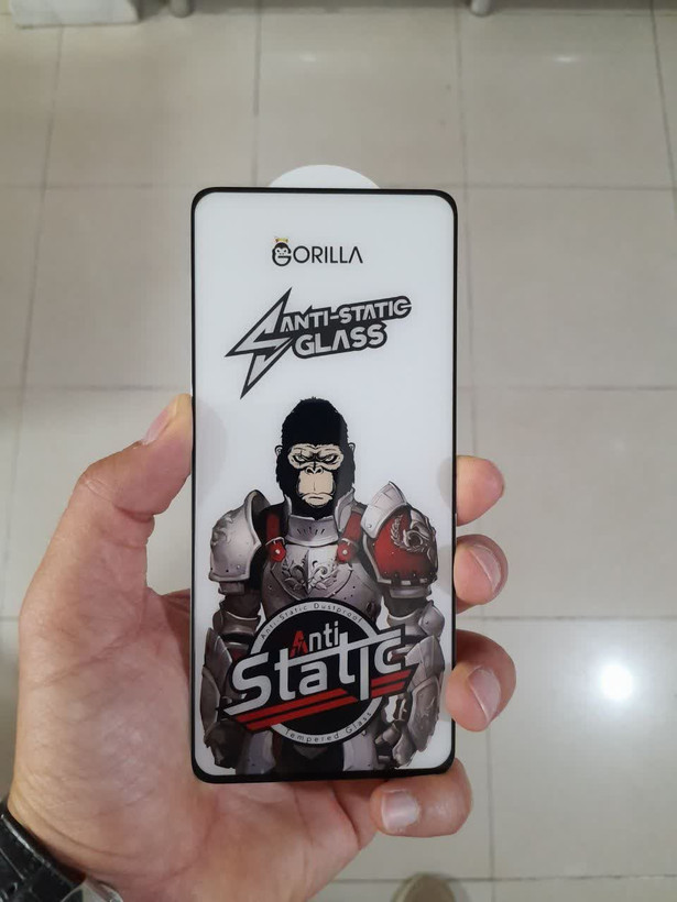 گلس گوشی شیشه ای GORILLA گوریلا a33 سامسونگ سری آنتی استاتیک Anti Static اورجینال